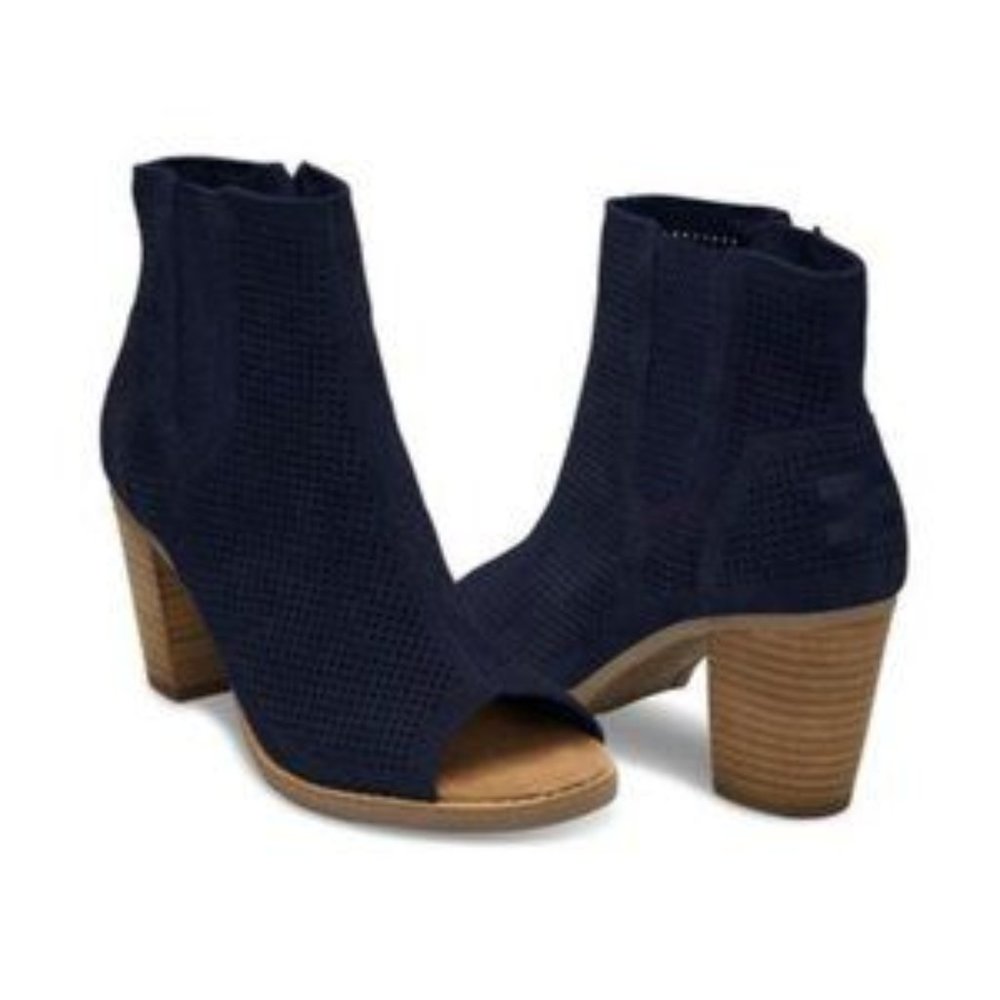 TOMS Women's Majorca Peep Toe Fashion Boot